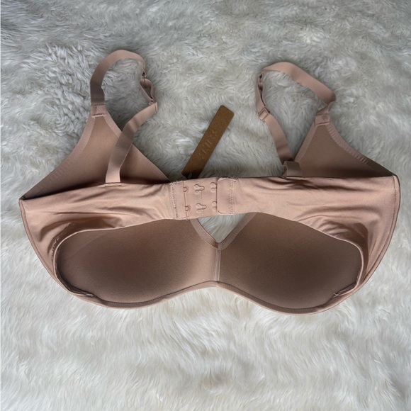 NWT Skims Wireless Form Push Up Plunge Bra Clay Tan Women Size 36DD - Picture 4 of 13